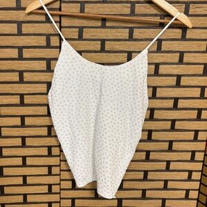 Heartbeat White Sequin‎ Tank Top Size 13